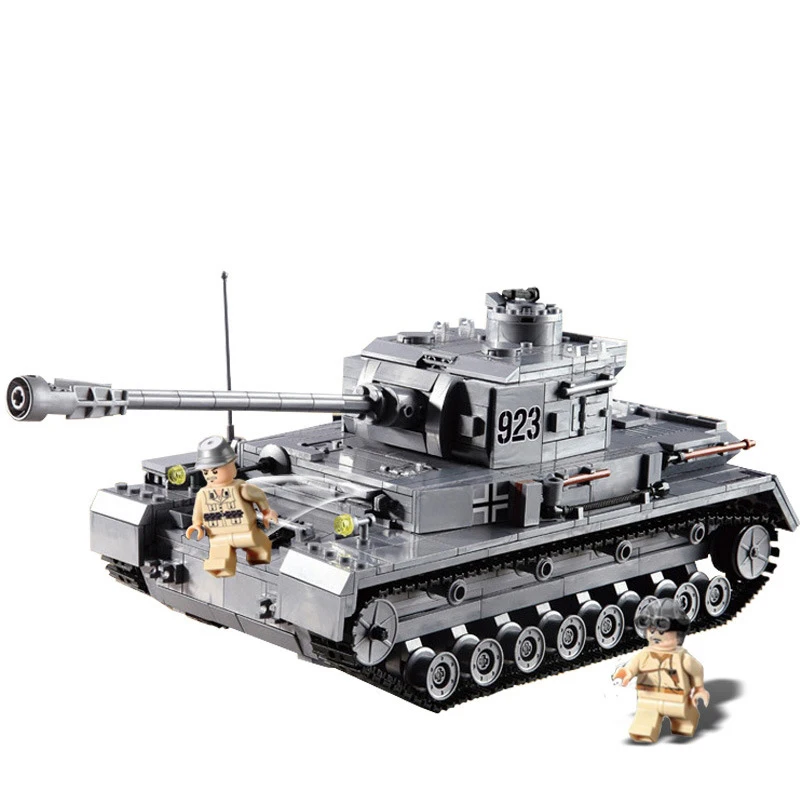 1193 шт детские строительные блоки игрушка Совместимость с legoingly военные F2 Танк