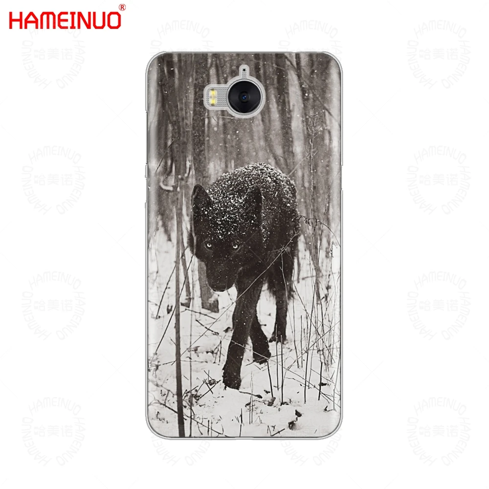 Чехол для мобильного телефона с изображением волка huawei honor 3C 4X 4C 5C 5X 6 7 Y3 Y6 Y5 2 II Y560