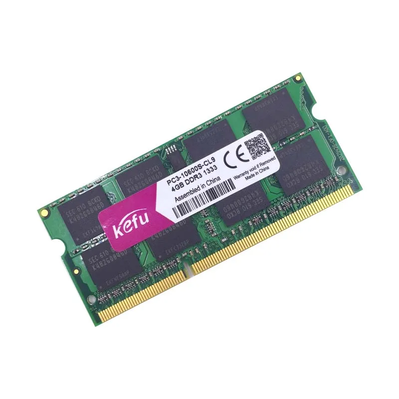 KEFU ddr3 память 4 ГБ 2 ГБ 8 ГБ 1333 PC3-10600 ноутбук so-dimm, 4 ГБ ddr3 1333 pc3 10600 sdram ноутбук, memoria ram ddr3 4 Гб 1333 МГц