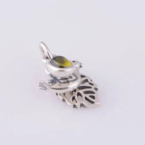 Billige Authentische 925 Silber Perlen Glück Vogel Muster Charm Bead Frauen DIY Schmuck Fit Silber Charme Armbänder Für Frauen   Männer schmuck