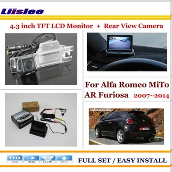 

Liislee For FIAT Ottimo 2014 2015 Car Reverse Backup Rear Camera + 4.3" LCD Screen Monitor = 2 in 1 Rearview Parking System