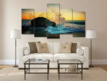 

Hd Printed Beach Surf Reef Painting On Canvas Room Decoration Print Poster Picture Canvas Free Shipping/91068