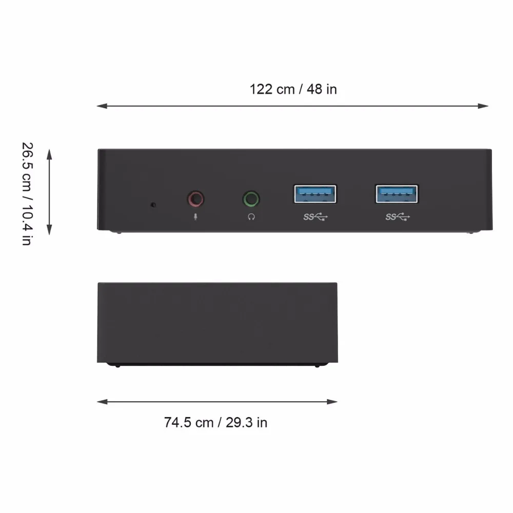 ORICO type-C Универсальная док-станция с 6 портами USB3.0-A и type-C PD DC 12V RJ45 HDMI 4K высококлассная dock-SDB1 расширения