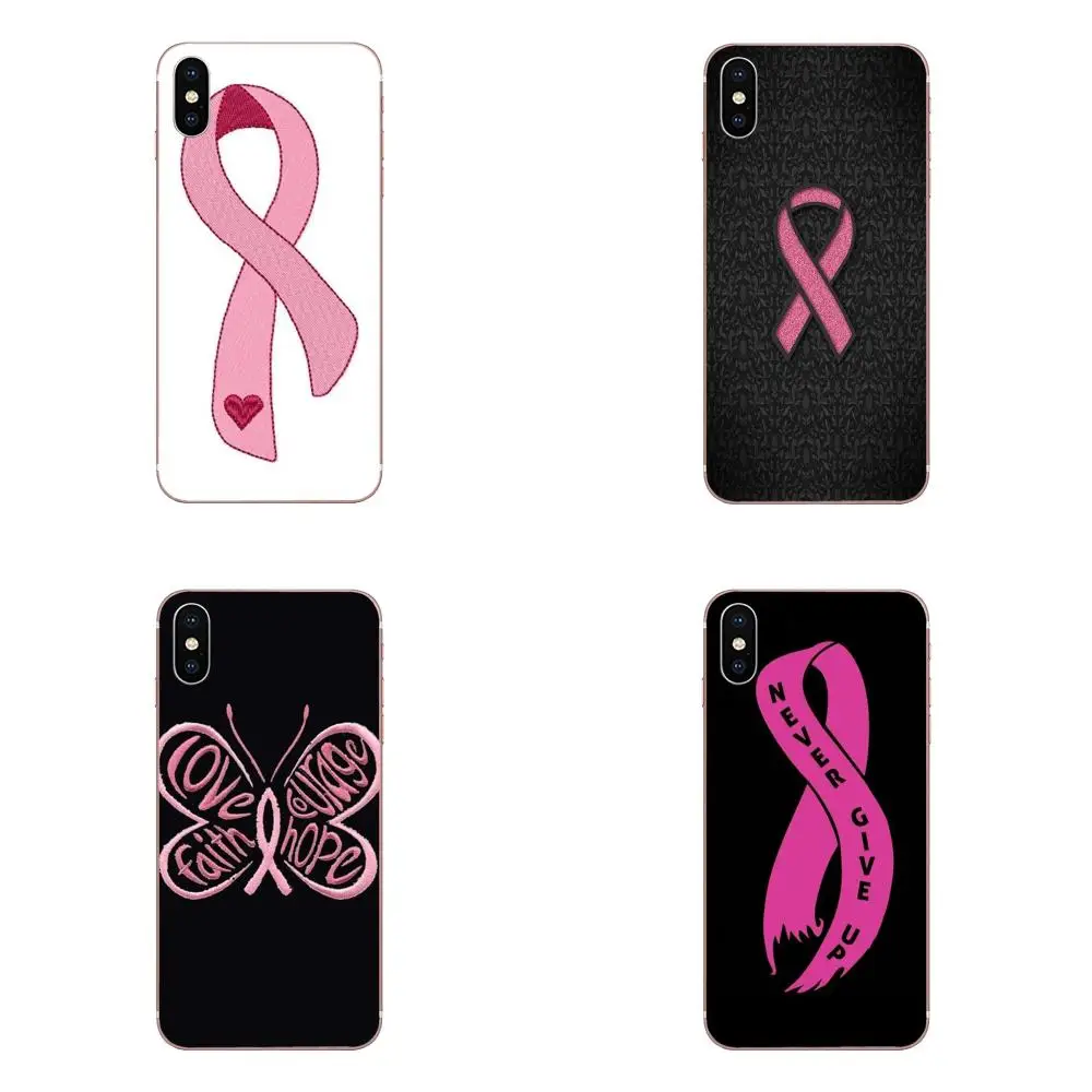 TPU Shell Girl Breast Cancer Pink Ribbon Better For Galaxy J1 J2 J3 J330 J4 J5 J6 J7 J730 J8 2015 2016 2017 2018 mini Pro | Мобильные