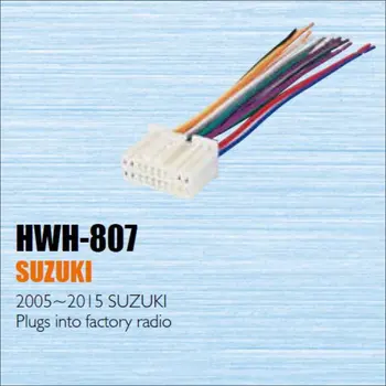 

Car CD DVD Player Power Wire Cable Plug For Suzuki 2005-2015 Plugs Into Factory Radio / DIN ISO Female