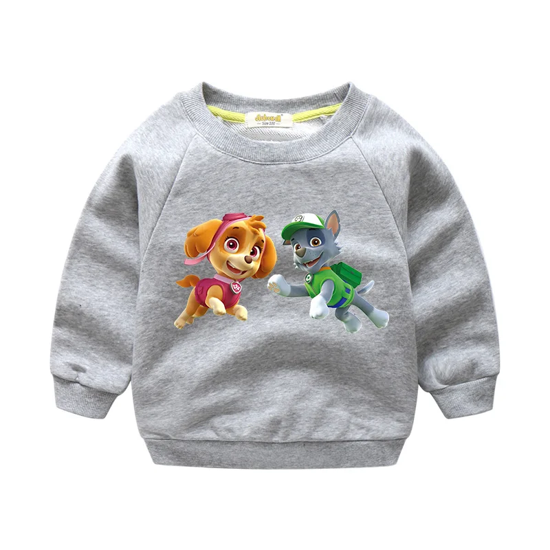2018 New Cartoon Dog Print Children Spring Sweater For Boy Girls Autumn Long Sleeves 100%Cotton Tops Baby Sweater Clothes TWY001 (10)
