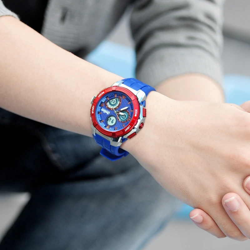 Disney Marvel Avengers Men Sports Watches Student Multifunctional 5ATM Waterproof Watch Man Supper Hero Rubber LED Watches Disney Marvel Avengers Men Sports Watches Student Multifunctional 5ATM Waterproof Watch Man Supper Hero Rubber LED Watches