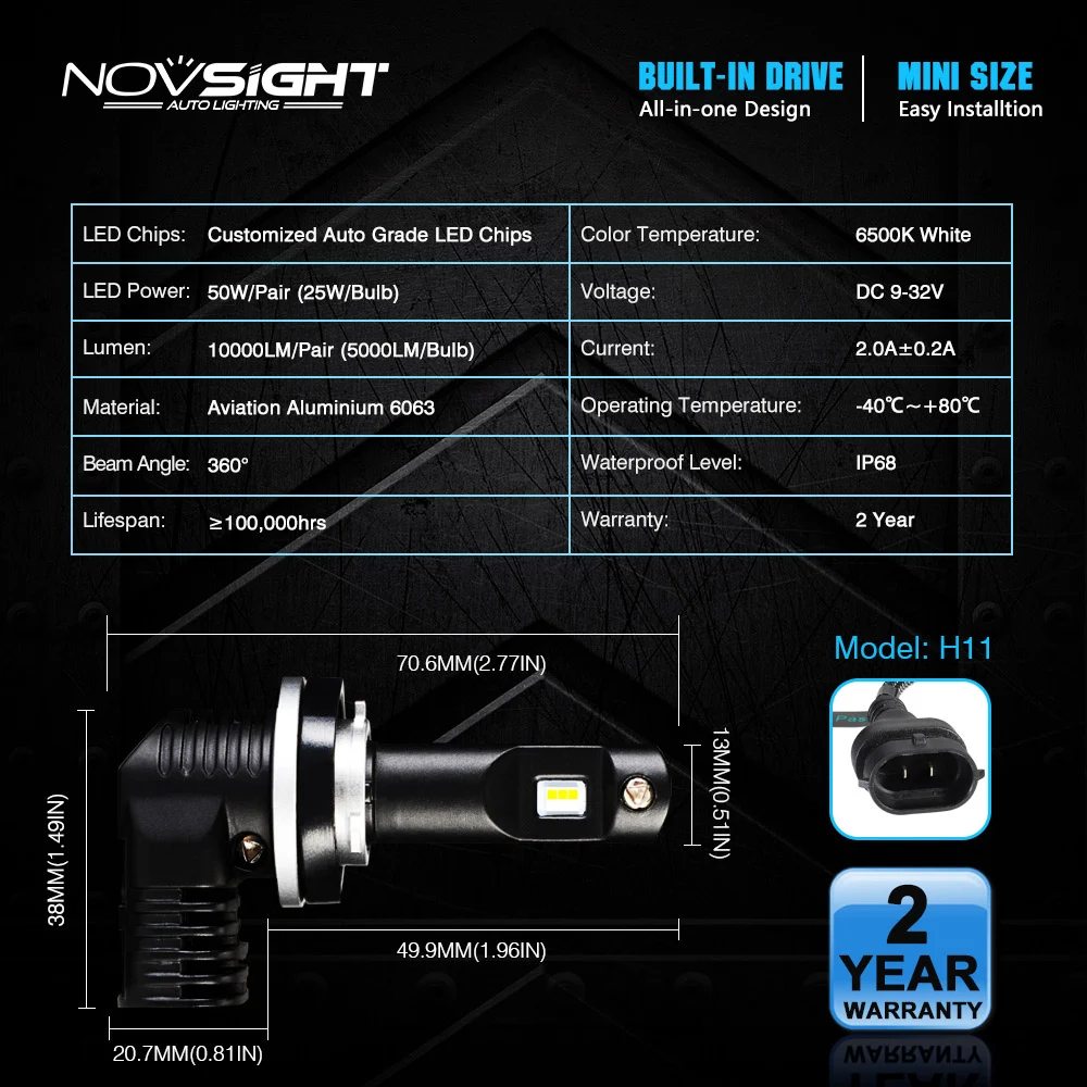 Car-Headlight-H4-LED-H7-H1