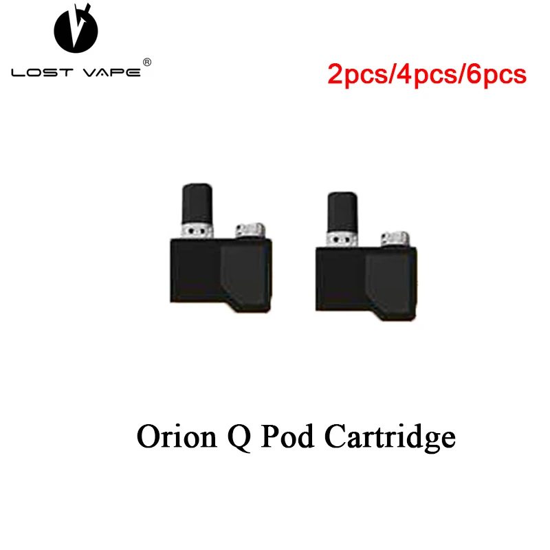 

2pcs/pack Original Lost Vape Orion Q Pod Cartridge 2ML With 1ohm Coil fit for LostVape Orion Q Battery Replacement Tank