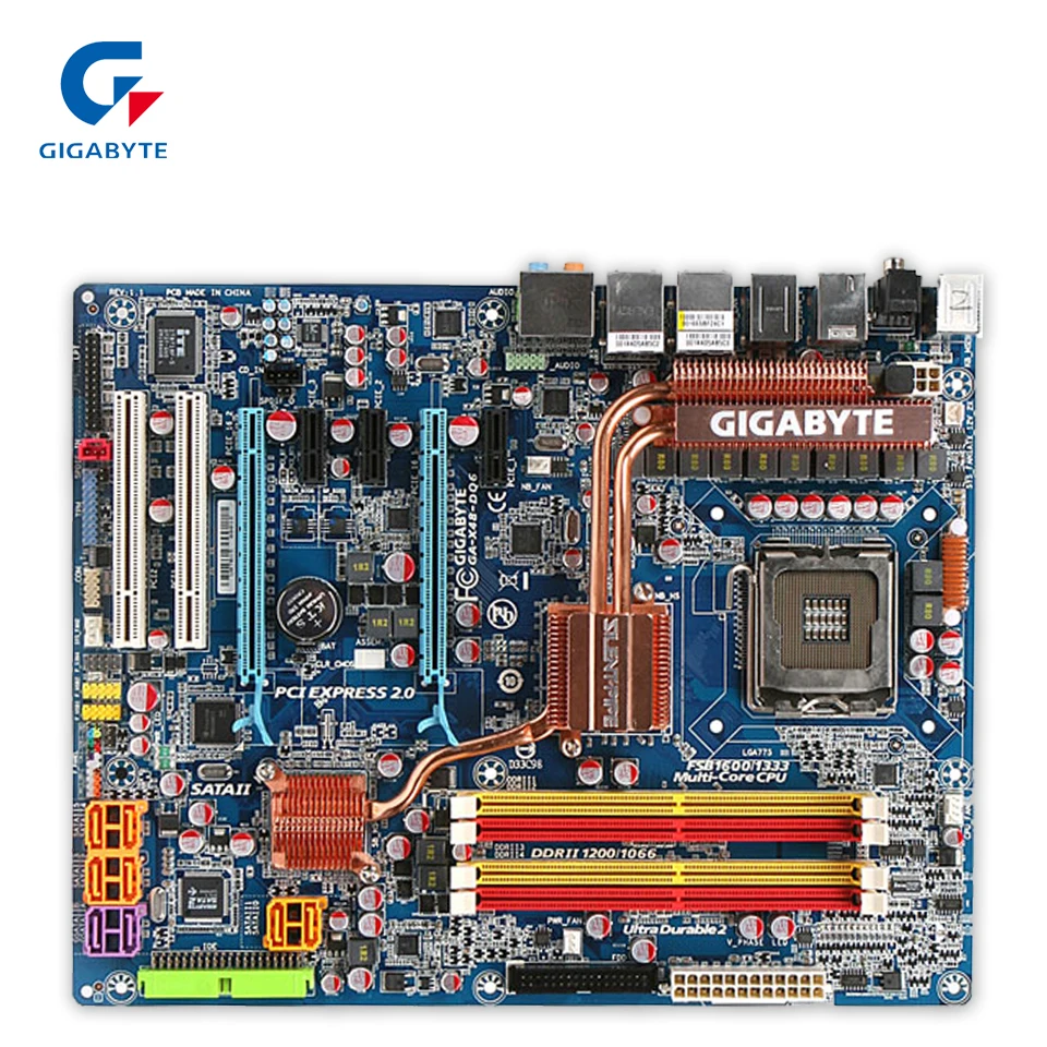 Original Gigabyte GA-X48-DQ6 Desktop Motherboard X48-DQ6 X48 LGA 775 DDR2 8G SATA2 ATX 100% Fully Test original gigabyte ga g41m es2l desktop motherboard g41m es2l g41 lga 775 ddr2 8g sata2 usb2 0 micro atx 100% fully test