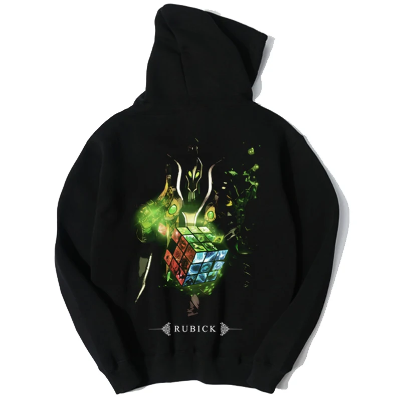  WBDDT Rubick Men DOTA 2 Hoodies Cotton Hero Zipper Sweatshirt Side Pockets Hoody Outerwear Unisex C