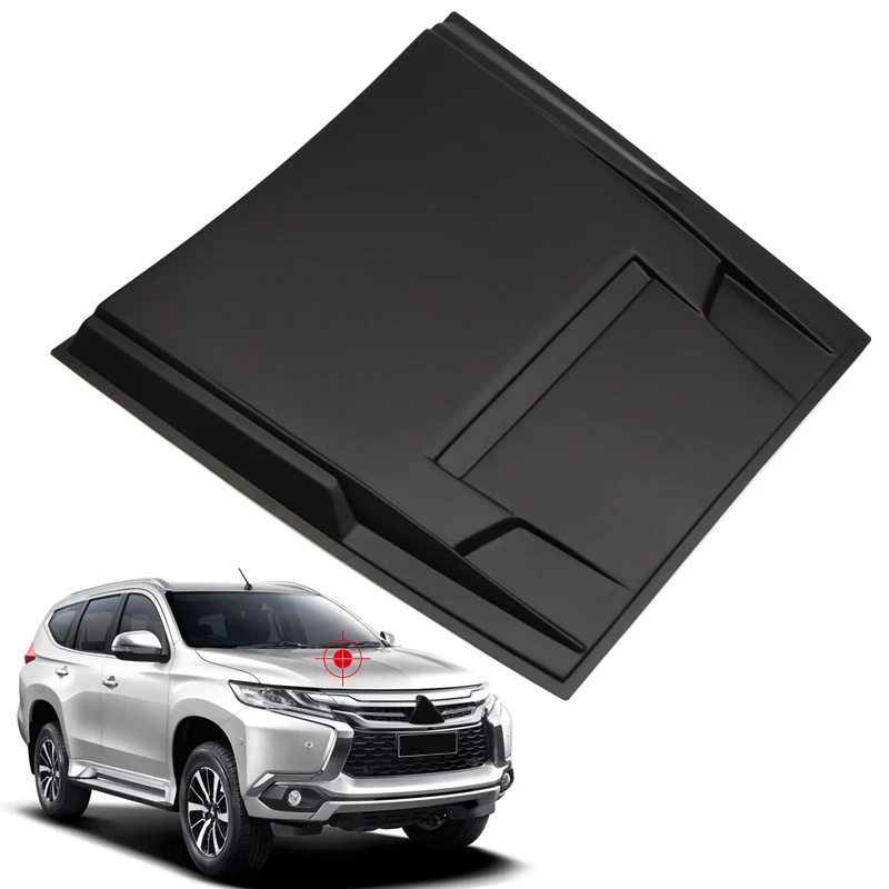

Accessories Exterior Engine Hood Air Vent Cover Trim 2PCS for Mitsubishi Pajero SPORT Montero SPORT Shogun Sport 2016-2018