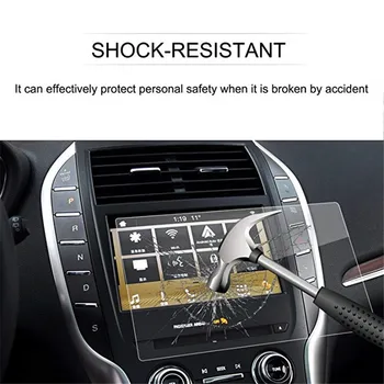 

For Lincoln 2016-2017 8-Inch Continental Navigator MKZ MKC MKX Car Navigation Screen Protector Tempered Glass Protective Film