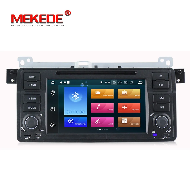 Perfect Android 8.0 4GB RAM Car stereo head unit navigation GPS NAVI DVD player for BMW E46 M3 3series support 4G Lte wifi BT canbus 2