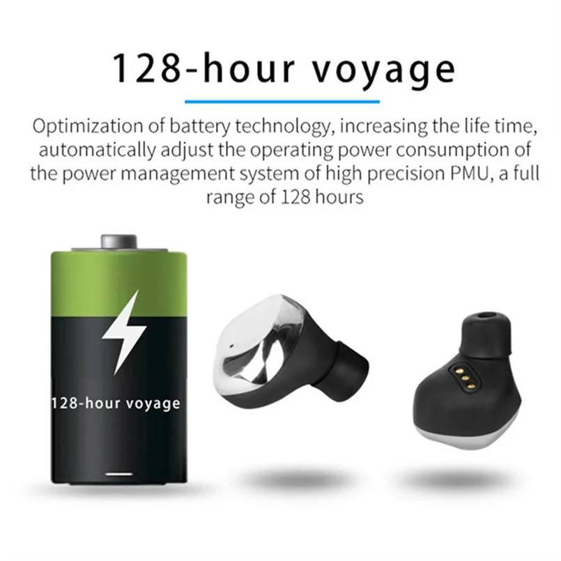 X26 TWS Bluetooth 5.0 Earphone True Wireless Earbuds Smart Waterproof Stereo Hifi Earphone With Charging Case 40MAY1304