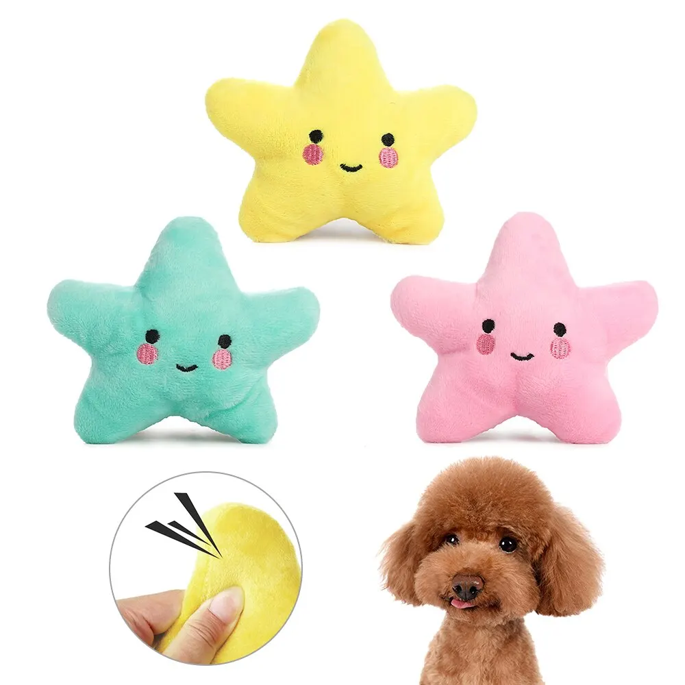 High Quality Pet Dog Cat Plush Squeak Sound Dog Toys Pet Puppy Chew Squeaker Squeaky Plush Sound Duck Pig& Elephant Toys New