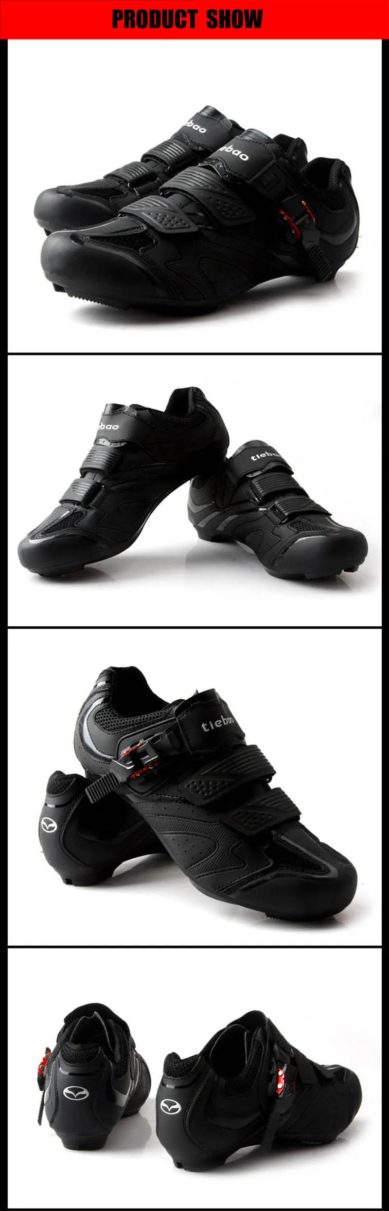 TIEBAO Cycling shoes road sapatilha ciclismo 2019 men women white superstar self-locking breathable sneaker bicycle riding shoes