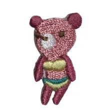 MOQ100pcs оптовым ценам Медвежонок на заказ 3D, с нашивкой в виде логотипа для одежды и Шапки с обслуживанием OEM