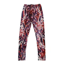 Эластичные повседневные штаны с 3D Цифровым принтом, женские леггинсы с окровавленными руками, 7 размеров, одежда для фитнеса