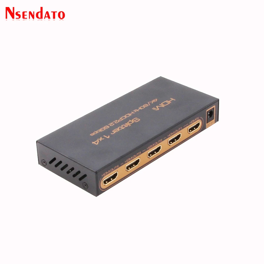 1 в 4 из HDMI 2,0 адаптер Splitter 1X4 К x 2 К 60 Гц HDMI2.0 Switcher конвертер для DTS Dobly HDCP 2,2 4 К HDTV монитор DVD