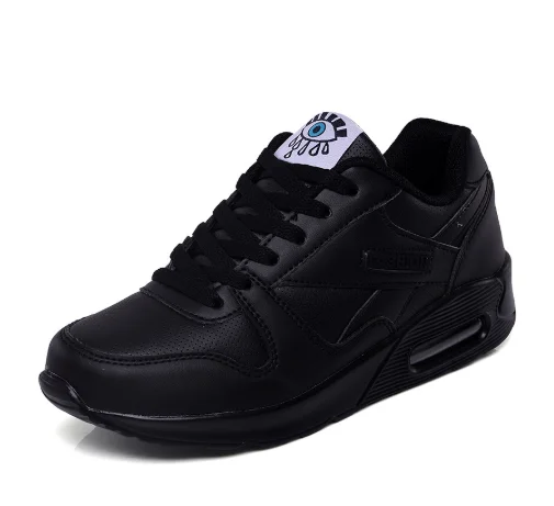 

New Designer Women Platform Sneakers Breathable Shoes Women Fashion Tenis Feminino Black Shoes Lace Up Ladies Summer Sneakers