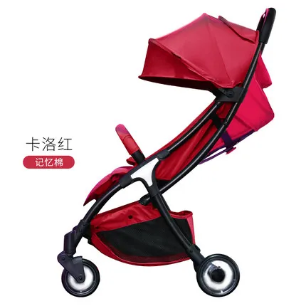 Детская переносная коляска, зонт для ребенка, может сидеть и лежать, светильник, складной, ультра-светильник, маленький карман, детская коляска - Цвет: B