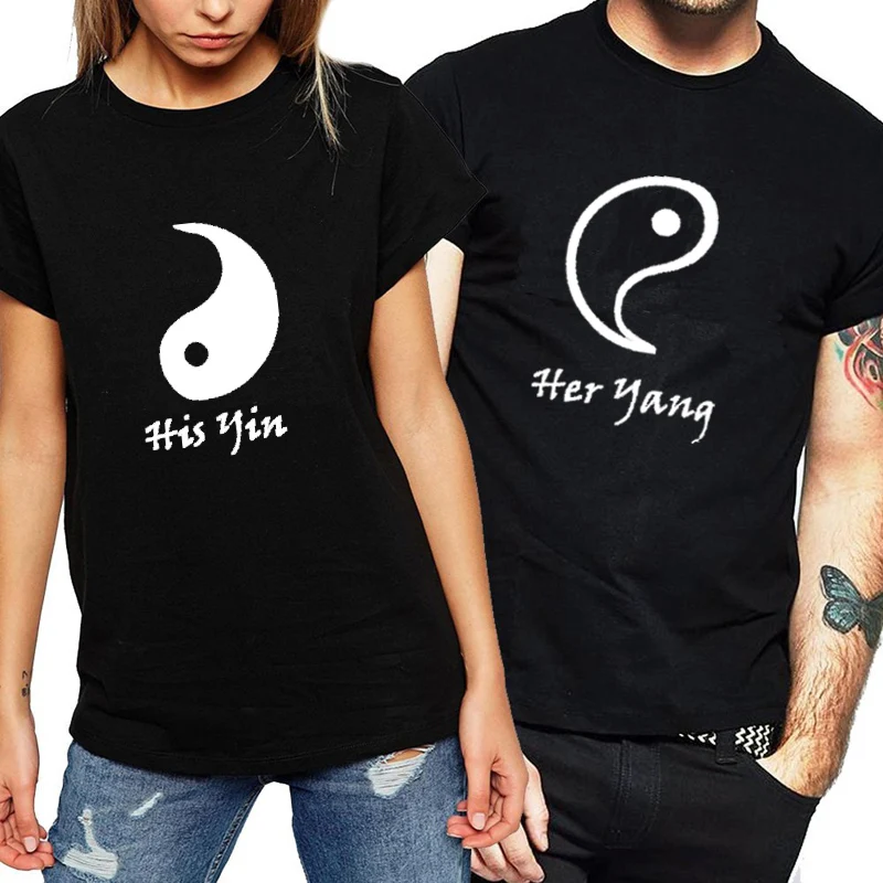 Yin Yang Gossip Printed T Shirt Women 