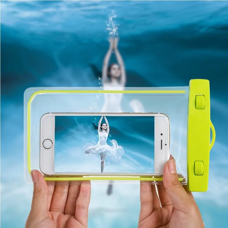 

Universal Swim Waterproof Phone Pouch For iPhone For Xiaomi For Samsung Waterproof Cases Underwater Light Box Waterproof Bag