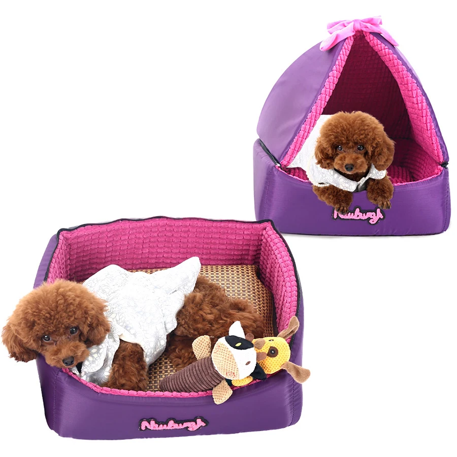 

Four Seasons Common Teddy Kennel Detachable Soft Dogs House Casinha De Cachorro Indoor Mattress Pets House Supplies 60Z1143