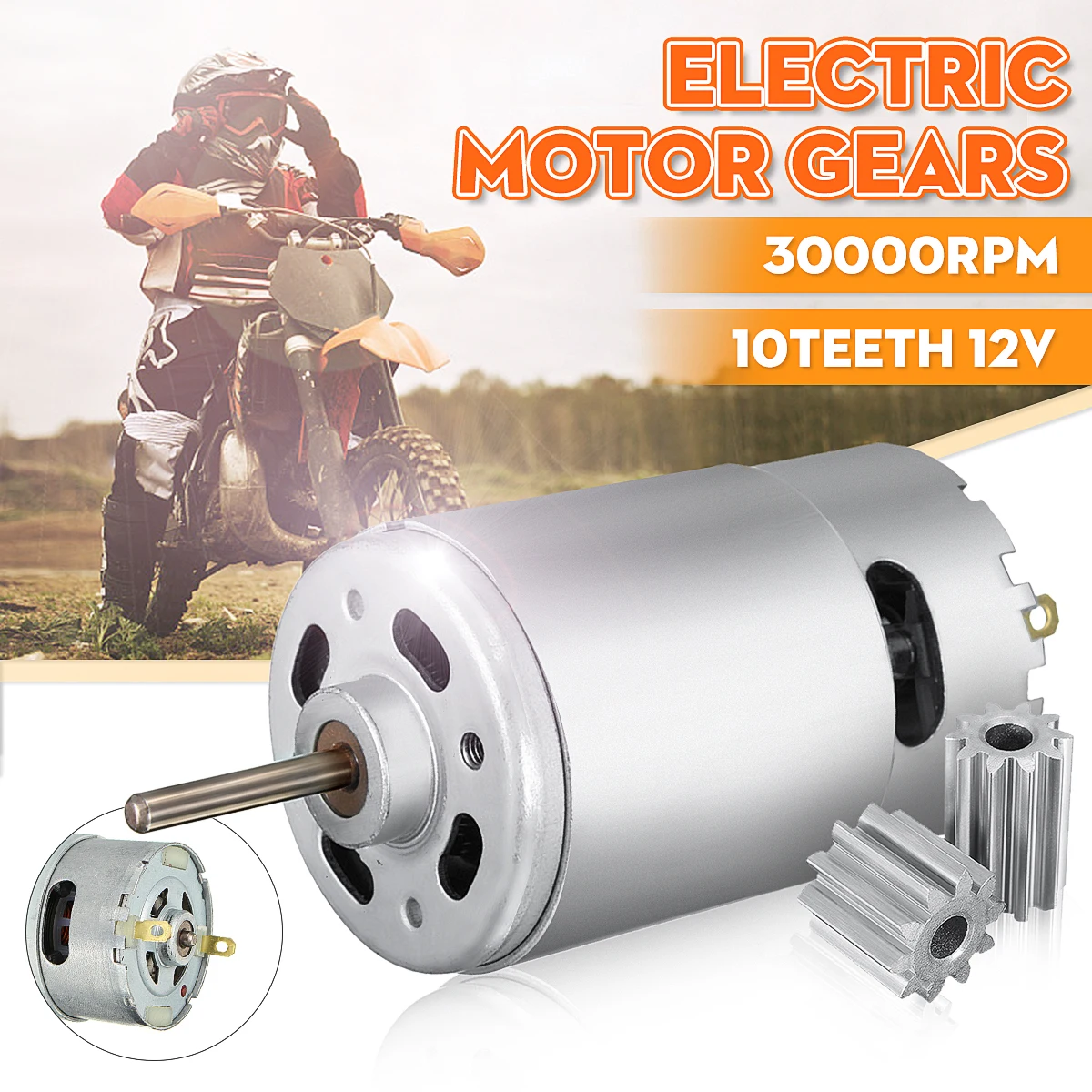 motor 12v para coche electrico