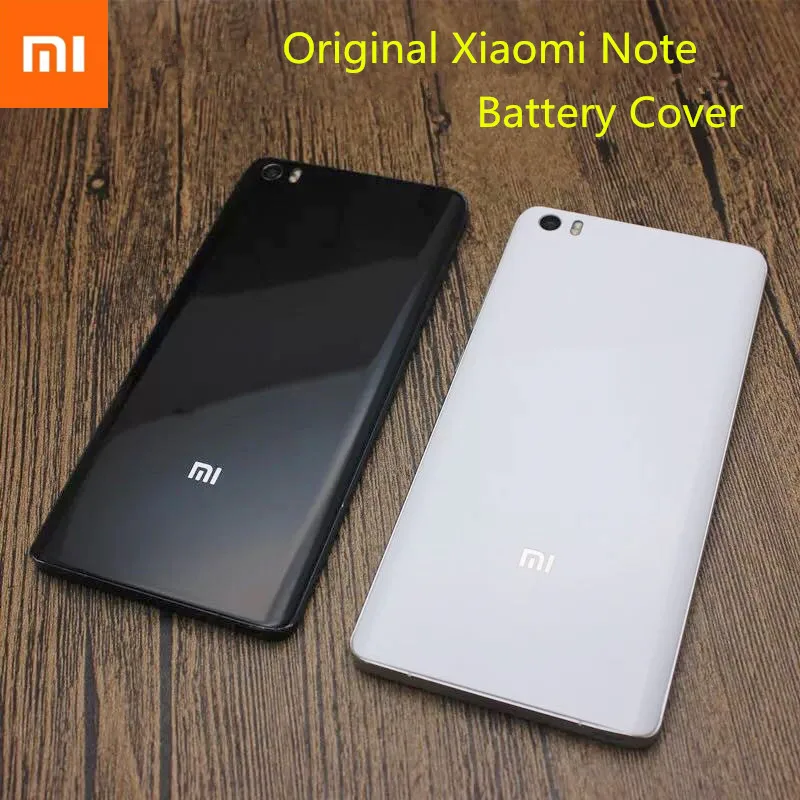 

Smooth Skin Hard PC Housing Back Door Hard Case Original Xiaomi Mi Note Replacement Battery Cover ,5.7Inch Black/White With Logo