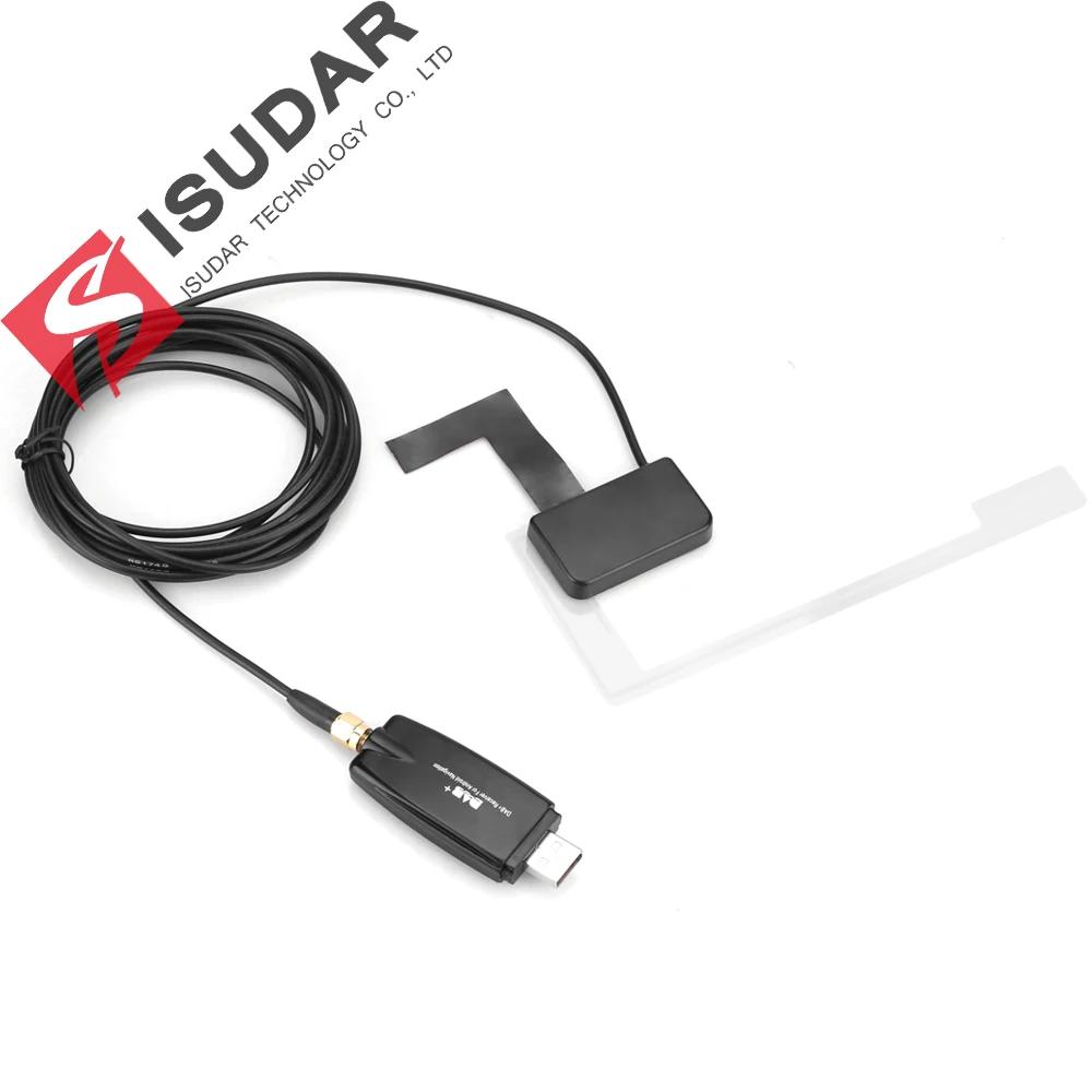  Isudar Android USB Mini DAB + antena receptora para Europa para Isudar H53 A30 sistema reproductor 