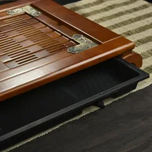 Посуда для напитков 62,5*35,5*7,5 см прямые продажи с фабрики чайного лотка ящик-тип твердого чая Настольный набор для чая аксессуары чай оптом на заказ