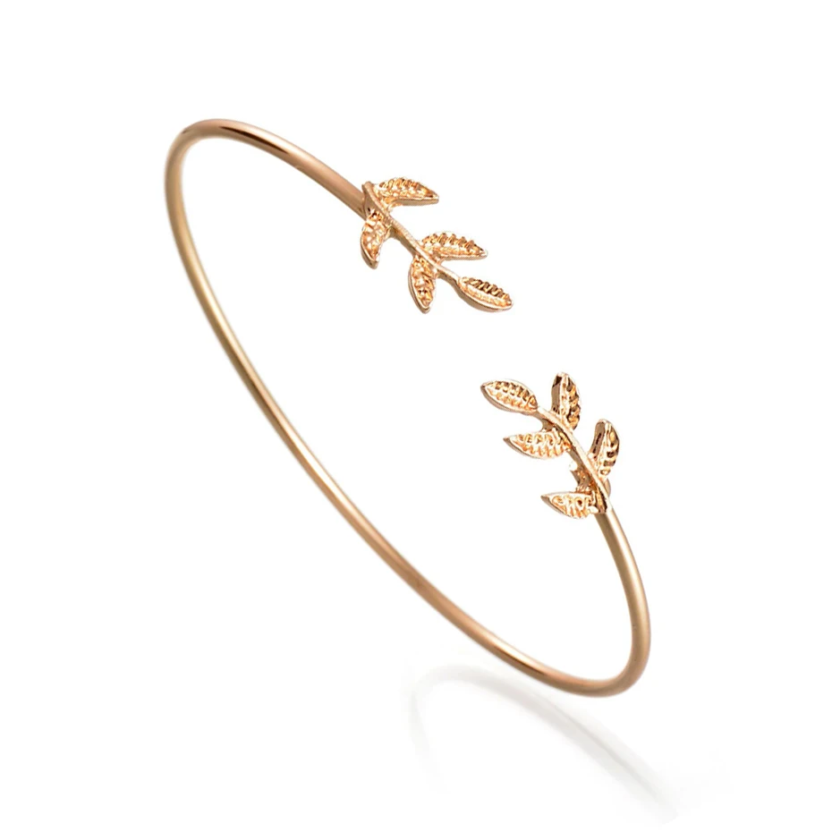 Alloy Opening Bangle cuff bracelets Bracelet For Women luxury bracelet Fashion Metal Jewelry (4)