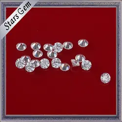 Мели бриллианты Малый размер GH около белого цвета 100 шт./упак. Тест Положительный 0,9 мм круглой формы Блестящий Муассанит в огранке камни