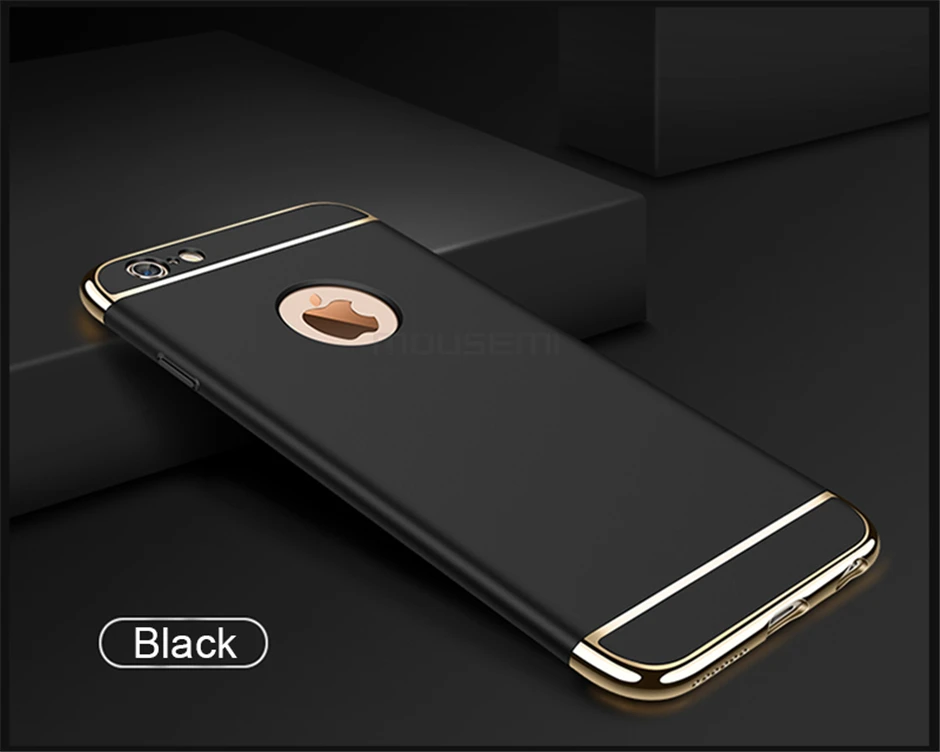 3in1 Luxury Plastic Shockproof Case For iPhone 6 6s 7 Plus Hard Plastic Cases For iPhone 6 5 5se 360 Full Protection Case Covers (15)