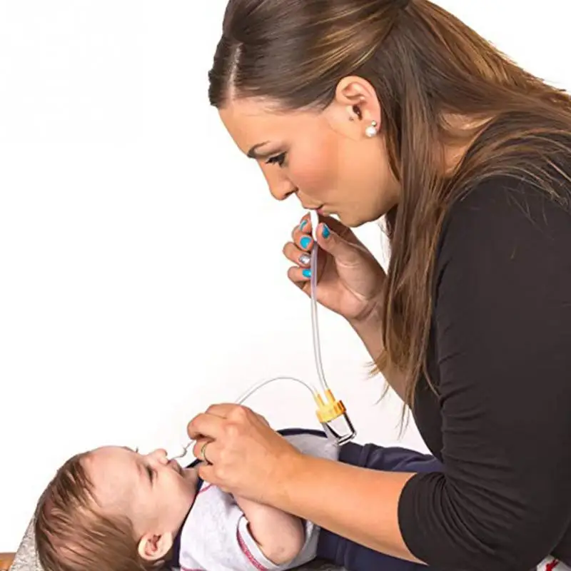 Nasal Aspirator Infant Help Child Breathe Safe Nose Cleaner Baby Mouth