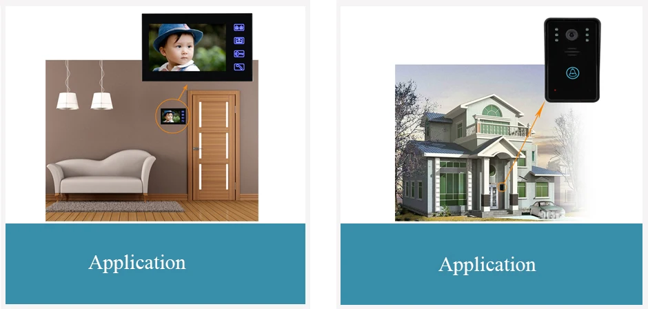 Профессиональный безопасности Hands-Free 7 дюймов Проводная цветная Видео дверь телефон системы с инфракрасный, ночное видение камера