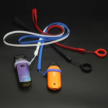 

100PCS Vape 20mm Silicone Ring Electronic Cigarette Necklace lanyard Portable For nord zero