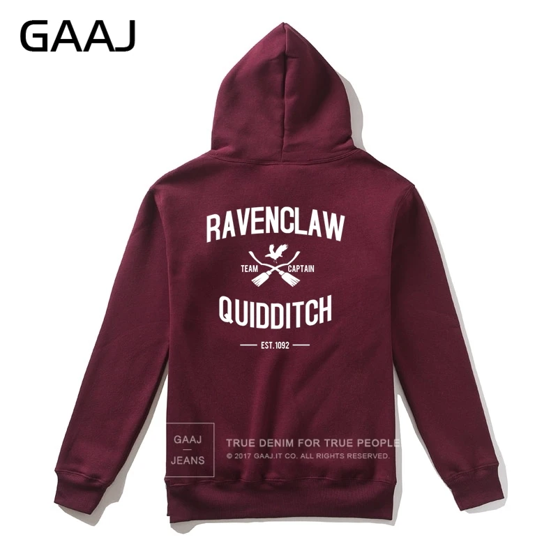 "Ravenclaw Quidditch Team" мужская толстовка с капюшоном женские толстовки Повседневная брендовая одежда новая куртка с капюшоном модная флисовая# 9525Q