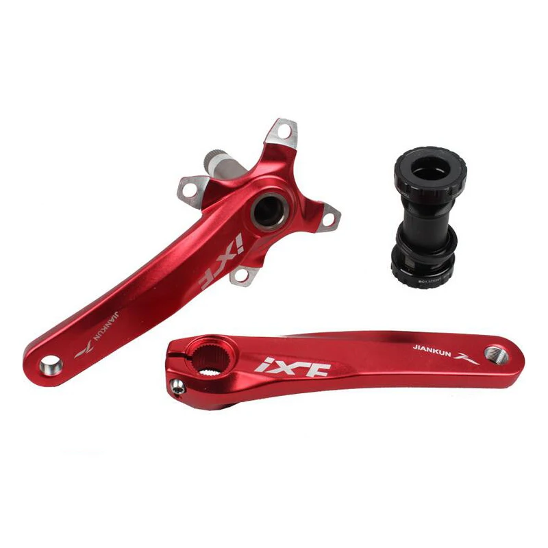 Bike Crankset Aluminum Alloy Bicycle Crank Sprocket Mountain Bicycle