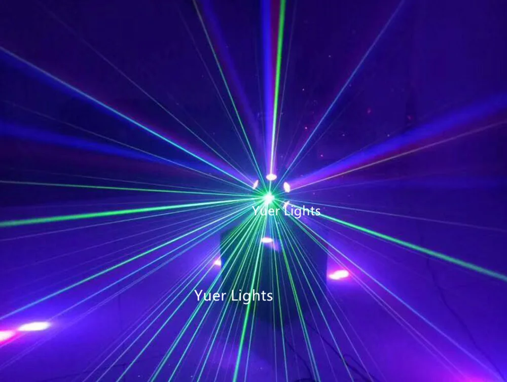 Лазер для вечеринок 150 мВт RG два цвета лазерный проектор 12X10 Вт RGBW 4в1 движущийся головной Луч света свадебный сценический Dj световой эффект