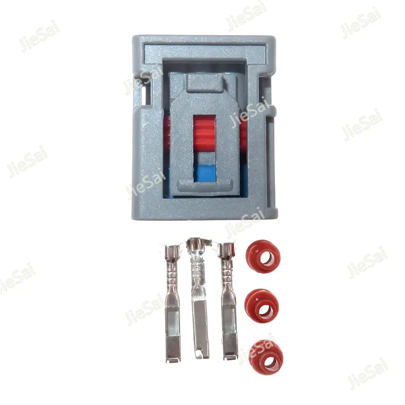 CNKF 5 Sets 3 pin waterproof female gray connector for ford 1W7T-14A464 ...
