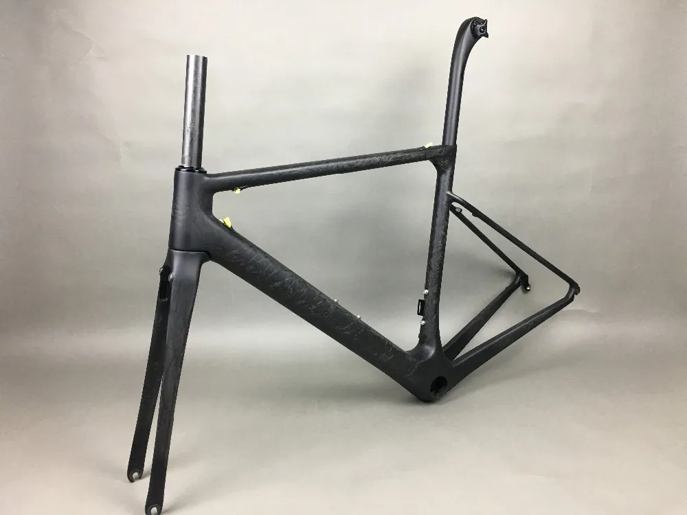 Perfect 2019 new arrival direct mount brake T1100 full matte nice marble weaves carbon road frame:frameset+fork+seatpost+headset+clmap 33