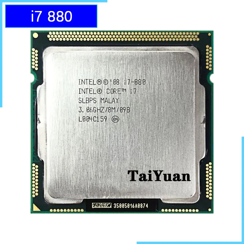 Четырехъядерный процессор Intel Core i7-880 i7 880 3,0 ГГц 8M 95W LGA 1156