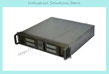 

New Quality Aluminum Door Double Open 2U Industrial Computer Case Server Computer Case 2U Computer Case Short Computer Case