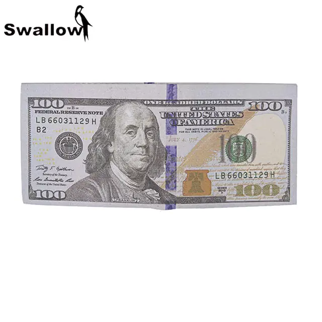 Fashion Currency Wallet Women Luxury Brand Short Mens Wallet And Purse With Coin Purse Dollar 100 Euro Rubble 5000 Pound 50