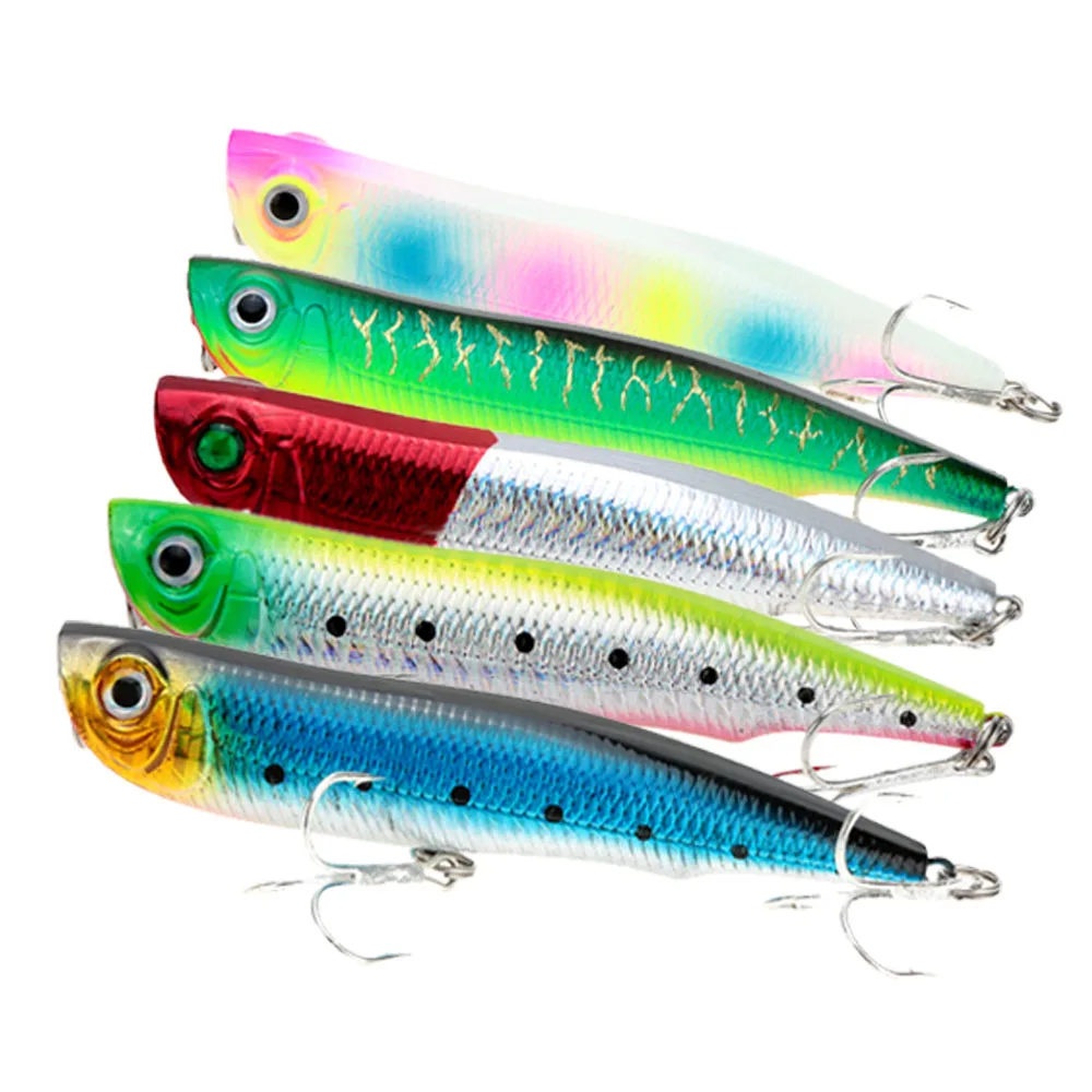 Popper 105 мм/17 г Topwater рыболовная приманка искусственная твердая мягкий вращающийся