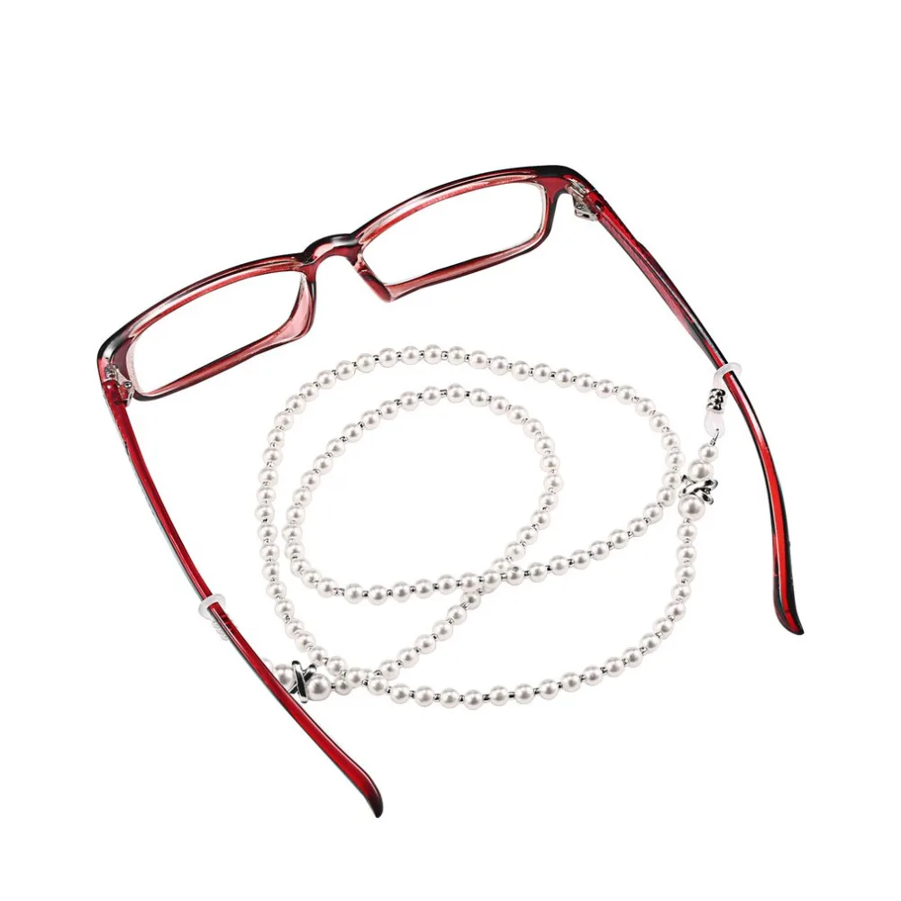 Ручная работа Мода Имитация жемчуга; ожерелье очки для очков ремешок для солнцезащитных очков Веревка для чтения цепочка для очков держатель шнура