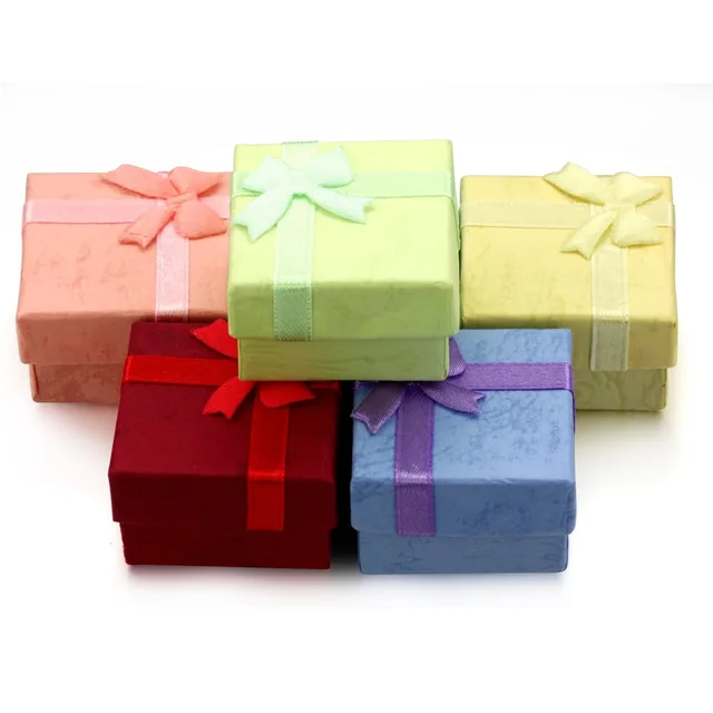 City Fashion Jewellery Gift Bo Accessories Packaging Rings City Fashion Jewellery Gift Bo Accessories Packaging Rings Necklaces Earrings Paper Box Open Lid Sponge Random